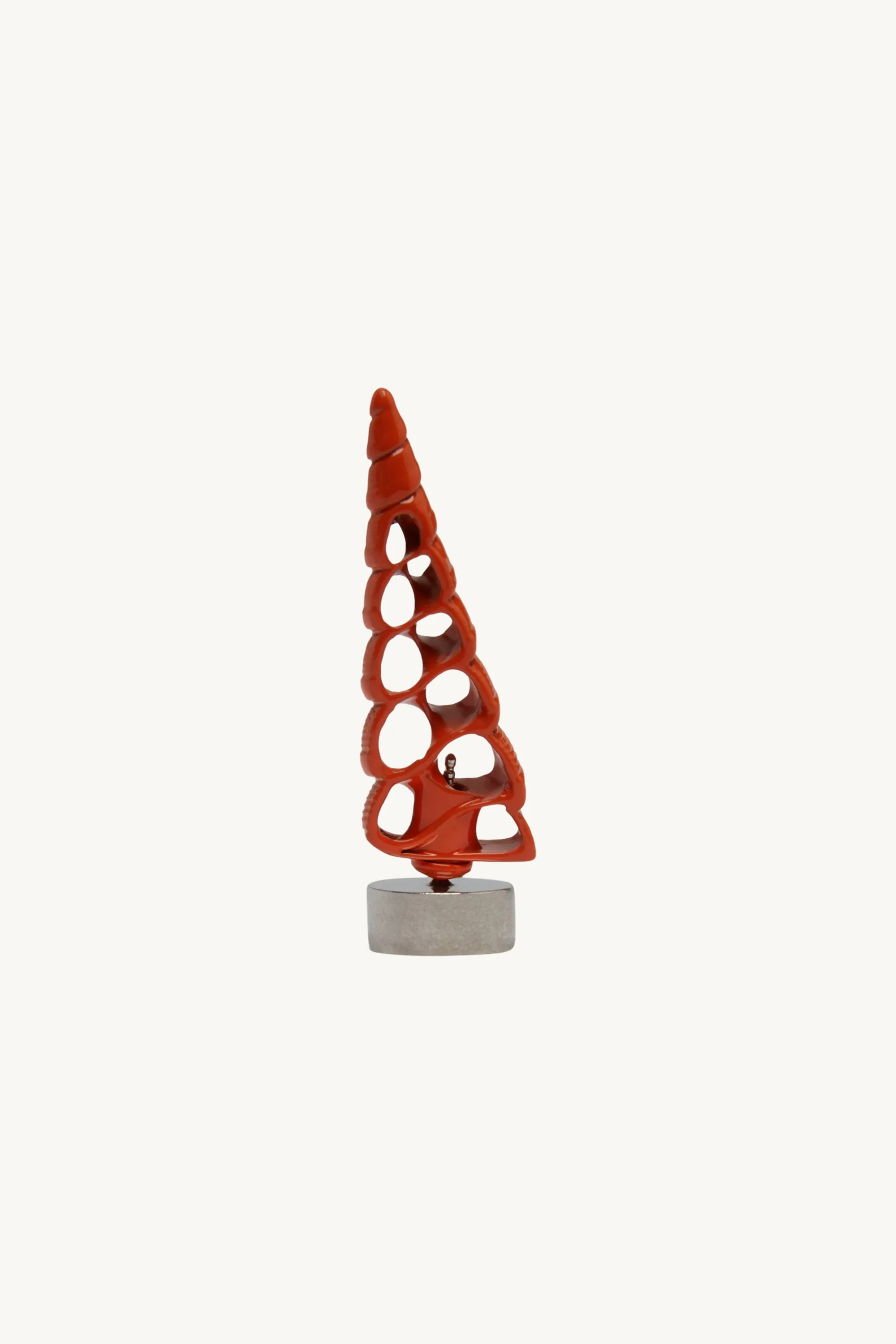 Courrges Earrings Perforated Sunset